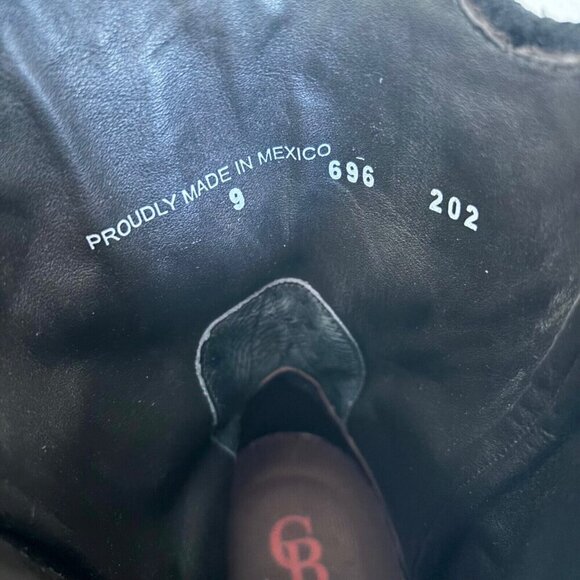 NEW Capitan Mens Cowboy Workboots Size 9D Western Brown Leather Square Toe Boots - Picture 9 of 10